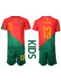 Otroški Nogometna dresi replika Portugalska Danilo Pereira #13 Domači SP 2022 Kratek rokav (+ hlače)
